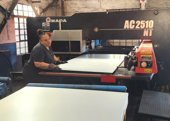 CNC Punching ~ Amada AC2510 NT Punching Services - Westmead, KZN, South Africa